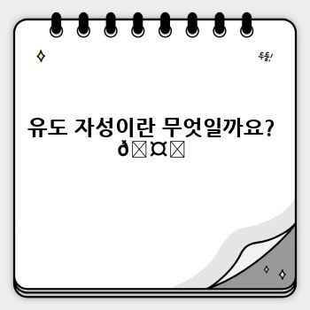 유도 자성이란 무엇일까요? 🤔