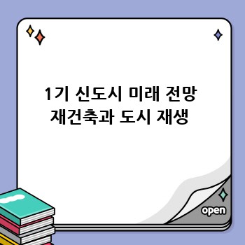 1기 신도시 미래 전망 재건축과 도시 재생