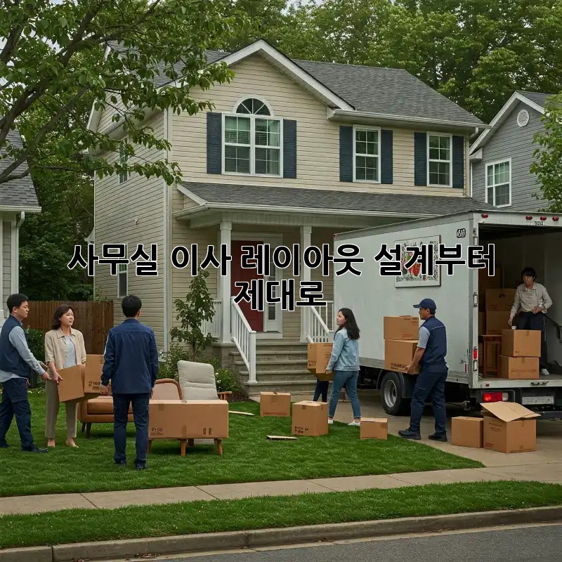 사무실 이사? 레이아웃 설계부터 제대로!