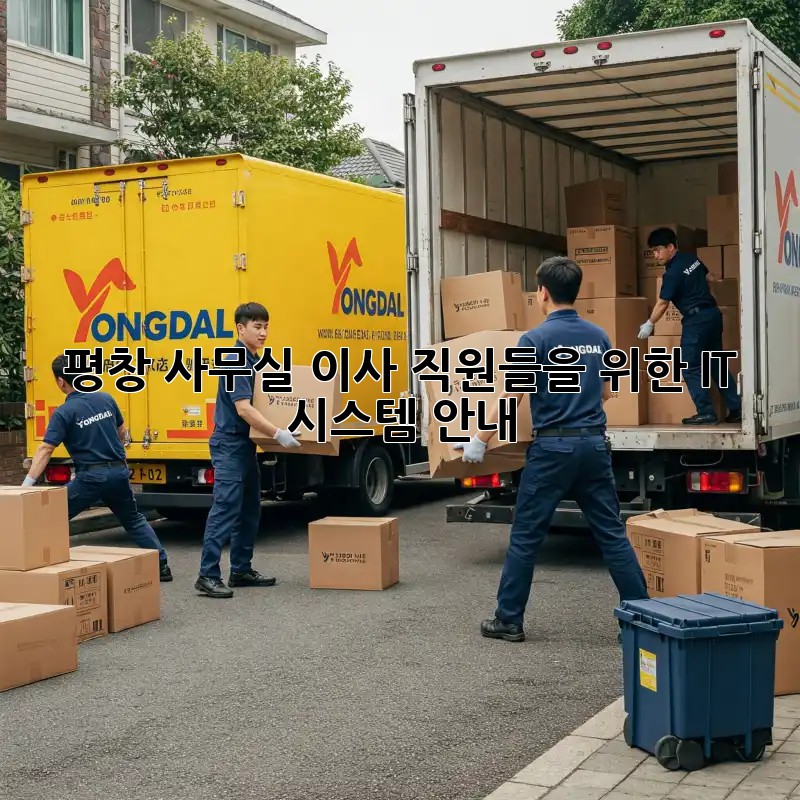 평창 사무실 이사, 직원들을 위한 IT 시스템 안내