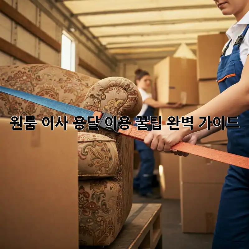 원룸 이사, 용달 이용 꿀팁 완벽 가이드!