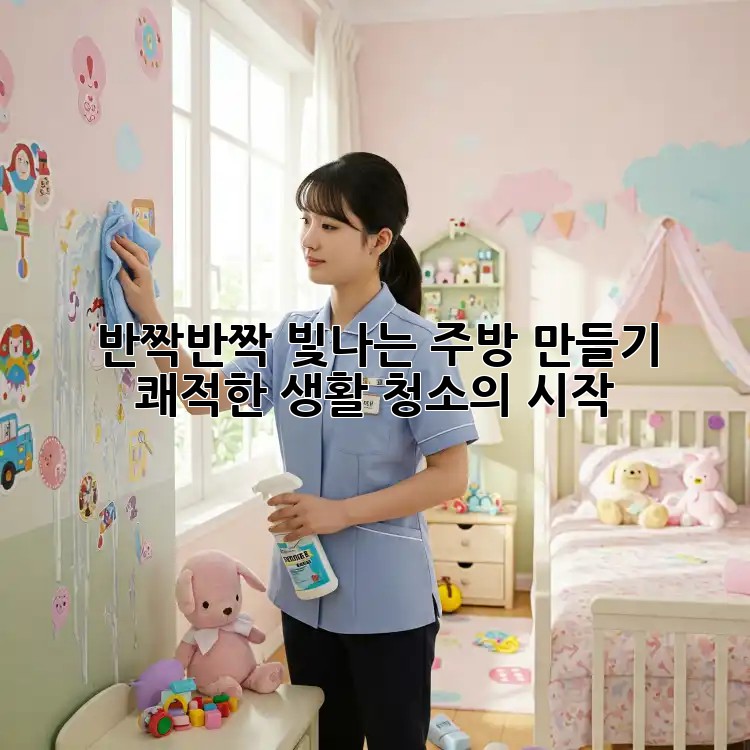반짝반짝 빛나는 주방 만들기: 쾌적한 생활 청소의 시작