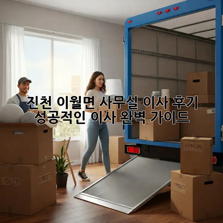 진천 이월면 사무실 이사 후기: 성공적인 이사, 완벽 가이드